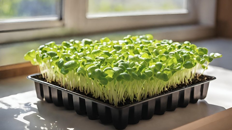 Lettuce microgreens require adequate light