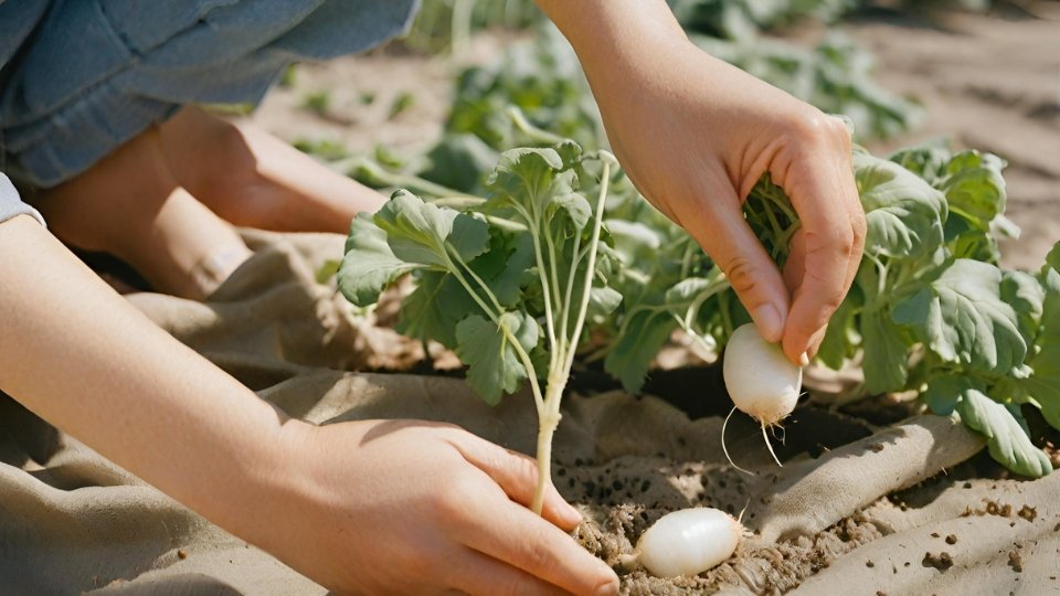 Planting Radish Seeds