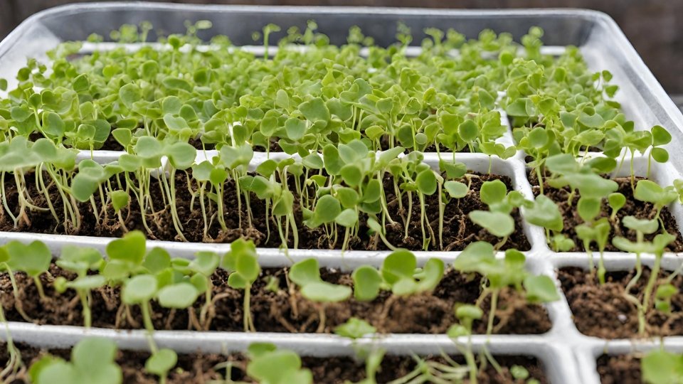 Growing Cantaloupe Microgreens